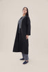 Embroidered Wool long Coat